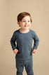 cadet-blue-ribbed-long-sleeve-pjs Big Dreams Little Jammie Session Sophia's Style-3